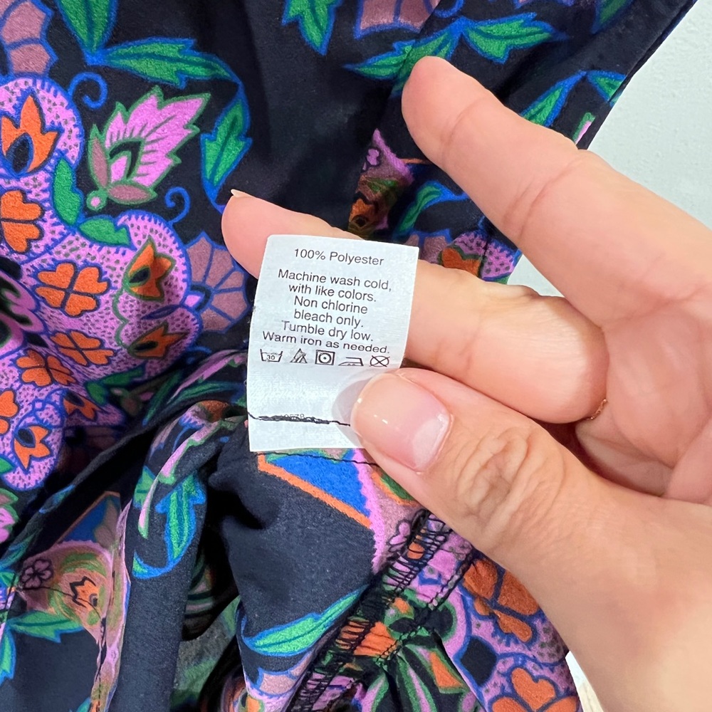 J Crew Floral/geometric Peplum Top - Picture 5 of 5